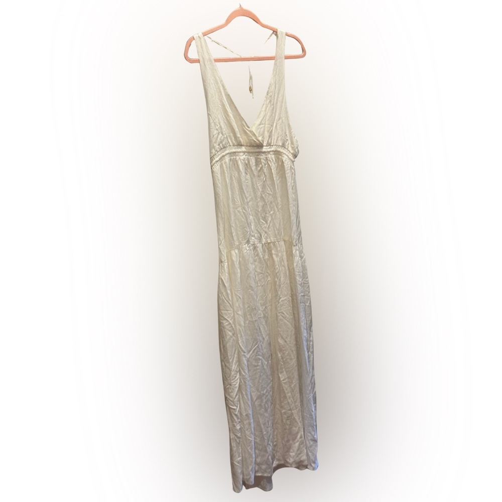 L*Space Cream Backless Maxi Dress